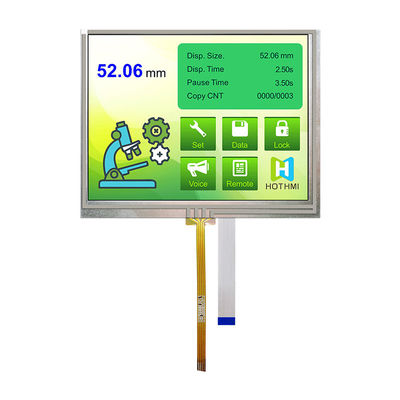 صفحه نمایش لمسی مقاومتی 5.6 اینچی MIPI TFT LCD 640X480 IPS برای کنترل صنعتی